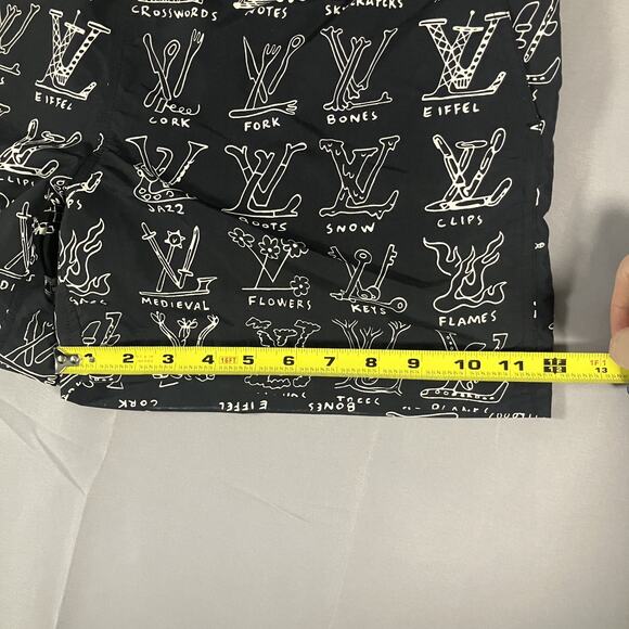 Louis Vuitton Japan Mens Large Swim Trunks Shorts - Monogram Graphic Print - Picture 12 of 16